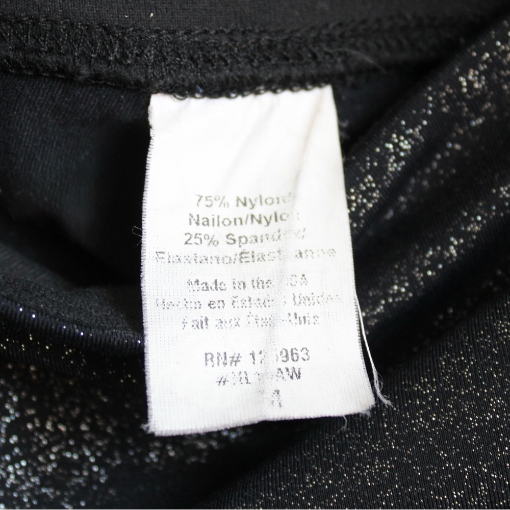 Beyond Yoga Shimmer Essential Black Foil Leggings Size Medium - Picture 9 of 11